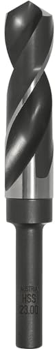 ALPEN 73402200100 Spiralbohrer HSS Werksnorm kurzer Schaft ø 12,7 mm/Bohrer ø 22 mm