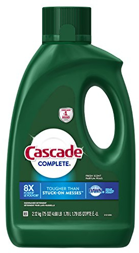 Cascade Complete Gel All-in-1 Dishwasher Detergent - 75 oz - Fresh