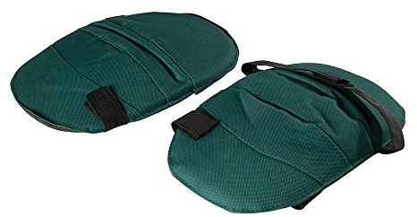 Silverline 210743 Gardeners Knee Pads One Size, pine green, black