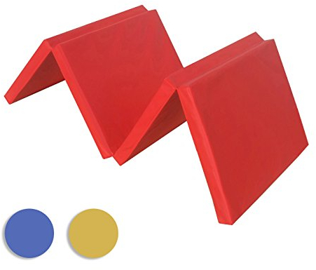 NiroSport Turnmatte klappbar 180 x 60 x 5 cm RG 25 Klappmatte Weichbodenmatte Matte Gymnastikmatte Fitnessmatte Sportmatte Bodenmatte Schutzmatte Übungsmatte wasserdicht faltbar