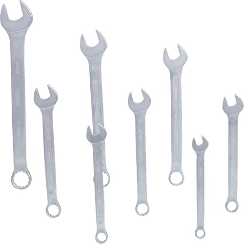 KS Tools 517.0090 CLASSIC Ringmaulschlüssel-Satz, 8-tlg. gekröpft, 8-22mm