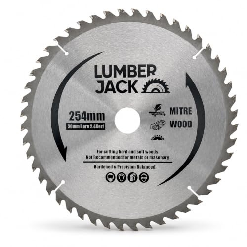 Lumberjack 254mm Circular Saw Blades 48T TCT 30mm Bore Wood Cutting Blade