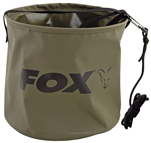 Fox Collapsible Water Bucket Falteimer, Faltbarer Eimer, Angeleimer, Wasserbehälter