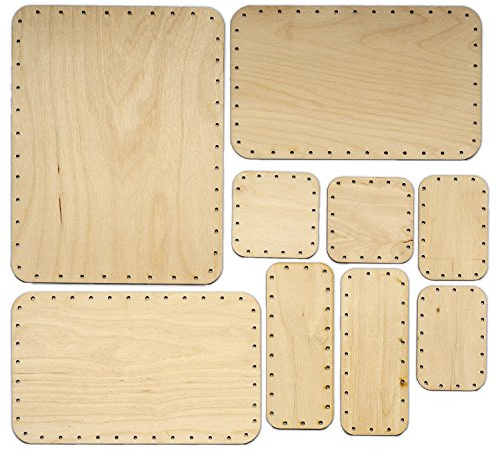 Zita's Creative Korbboden Set eckig, groß für Peddigrohr 3mm - Flechten, Korbflechten, Schilf Set, Peddigrohr, Flechtmaterial, Flechtset, Rattan
