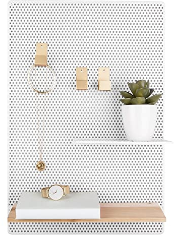 Present time - Perky Memoboard aus Weißblech