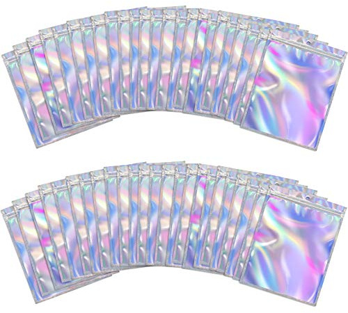 BQTQ 150 Pcs Sacs Refermables Anti-Odeur Sachets, 9 x 12 cm | Sac de Pochette en Aluminium Pochettes, Sacs d'emballage Refermables Sacs à Odeur sac en Aluminium Réutilisables
