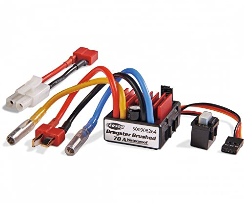 Carson 500906264 Manopola Dragster Brushed 70A - Accessori per Modelli RC, Accessori per Modelli radiocomandati, Parte di sintonizzazione, Ricambio per Veicoli RC