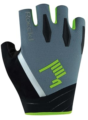 Roeckl Sports Fahrradhandschuh ISERA, Unisex High Performance Fingerhandschuh, Grau 8.5