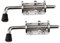 LGEGE Spring Loaded Latch - 2 Pack Heavy Duty Stainless Steel Faster Locking Bolt Lock for Door Shed Gate or Tailgate Trailer Garage