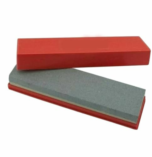 MAXPERKX 8 Sharpening Stone and Box Set Whetstone Knife Blade Chisel Tool Dual Side Grit Non-Slip Silicone Base and Angle Guide Kitchen Knife Scissors Axe Razor Garden Tools