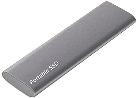 Disco rigido SSD esterno da 8 TB disco rigido SSD portatile 1 TB 2 TB 4 TB disco rigido esterno 1 TB HDD per laptop con USB di tipo C 3.1 (colore: grigio, dimensioni : 500 GB)