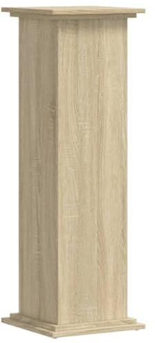 vidaXL Supporto per Piante Rovere Sonoma 33x33x100cm Legno Multistrato | Aspetto elegante e ordinato, robusta struttura in legno, perfetto per più piante in spazi ristretti