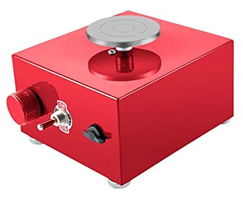 30W Mini Pottery Wheel velocità regolabile casa fai da te macchina for argilla elettrica kit for scolpire con 3 vassoi giradischi e 16 pezzi strumenti Adatto per settori industriali e commerciali(Rot)