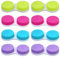 Lot de 8 étuis à lentilles de contact de 4 couleurs, conteneurs de lentilles de contact, étui à lentilles de contact, étui de voyage anti-fuite, pour la maison et les voyages, bleu, Coloré
