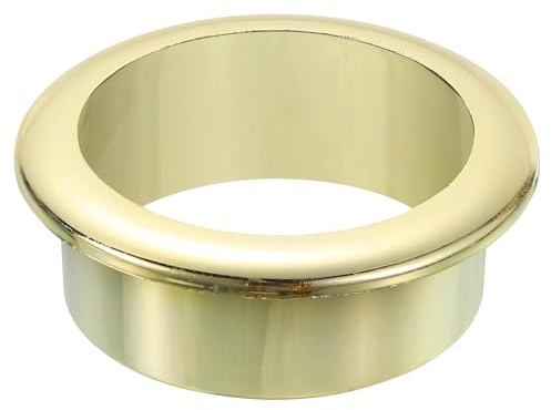QUARKZMAN 1 Stück Kabeldurchführung Schreibtisch, Nylon Kabeldurchlass passt für 40mm Durchmesser, Kabellochabdeckung Kabel Management für Tisch Office Schreibtische - Gold