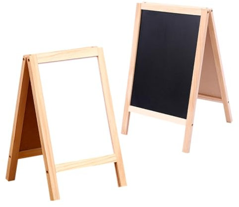 VILLFUL 2stücke Multifunktions-whiteboard Doppelseitige Kreidetafel Junge Mädchen Pädagogische Schreibtafel Für Zuhause