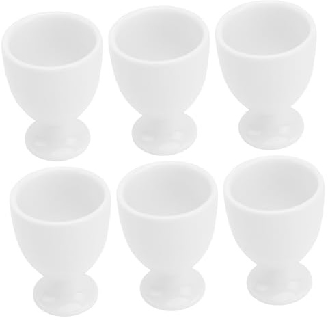POPETPOP 6piezas Hueveras De Cerámica Hueveras De Cerámica Prácticas Hogar Soportes para Huevos Desayuno