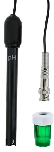 Austauschbare pH-Elektrode Wasserqualität Lange Karosserie ph sonde mit BNC Steckdose 300cm 3000mm langes Kabel und Lösungen für pH-Meter, Wasser, Hydroponik, Labore, Kalibrierung, Aquarium