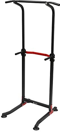 Dip Station Klimmzug Bar Fitness Power Tower Fitnessstudio Trainingsgerät Gerä zur Übung der Muskeln der Brust, Arm, Rücken, Schultern und Rumpf und kann auf dem Balkon oder im Schlafzimmer, Wohnzimme