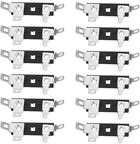 FRCOLOR Morsettiera per Altoparlanti 15 Pezzi Piastra a 4 Posizioni, Connettore a Molla e Viti, Terminale di Giunzione per Woofer e Amplificatore, Accessorio per Impianti Audio