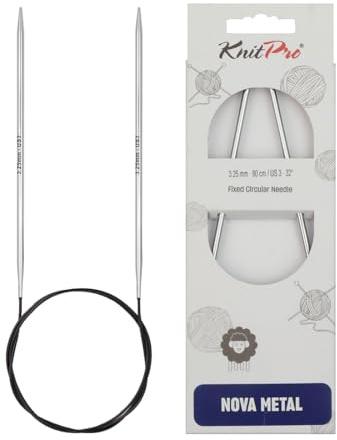 Rundstricknadel 3,25 mm 40 cm, Silver