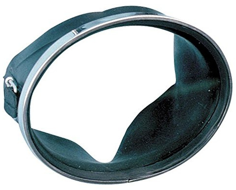 Sommap - MOANA Maske Oval aus Gummi ohne Kompensator Kreis Edelstahl Heft
