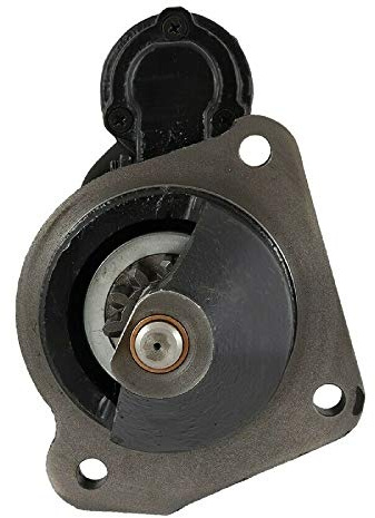 RAREELECTRICAL Starter Motor Compatible with JCB 2Cx 3Cx 4Cx Backhoe Loader Dieselmax Ecomax 4.4L 4.8L Diesel Cw JCB 320/09144 Iskra Azf4301 11.131.697