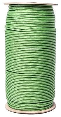 Corda Antica Corderia Marra - Treccia Veneziana verde, mm 3, 200 m, Polipropilene Alta Tenacita', stabilizzato ai raggi U.V. resistente a intemperie e agenti atmosferici.