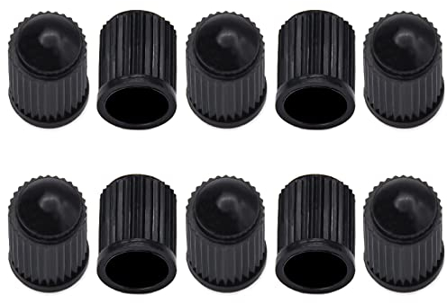 10 tappi per valvole per auto, in plastica resistente, per auto, auto, scooter, camion, carriola, bicicletta, ruota