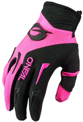 O'NEAL | Guanti Bike & Motocross | MX MTB DH FR Downhill Freeride | Materiali resistenti e flessibili, palmo ventilato | Women's Element Glove | Donna | Nero Rosa | Taglia L