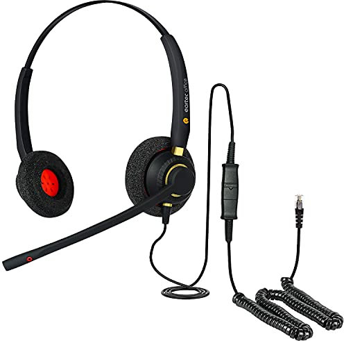 Headset für Gigaset DA410, DA710, DE310 IP PRO, DE410 IP PRO, DE700 IP PRO & DE900 IP PRO-Telefone + kostenloses Kabel – QD002 (P) + EAR510D