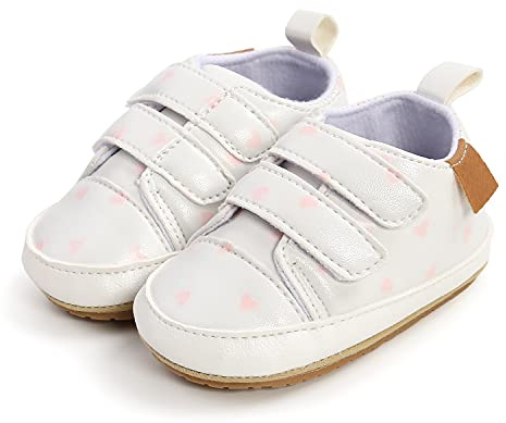 MK MATT KEELY Zapatos Bebé Niña Niños Primeros Pasos Zapatillas Antideslizantes de Cuero Suave de PU 3-18 Meses