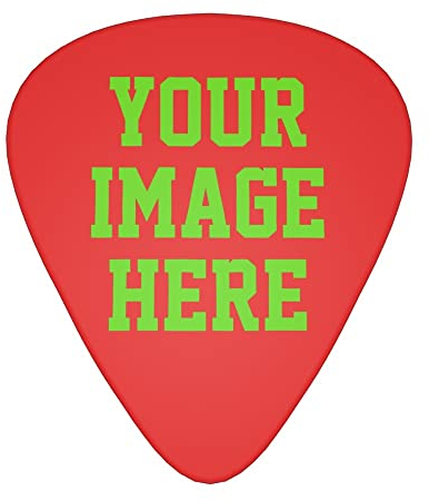 LeDiYouGou Personalisiert Individuell Bedruckte Gitarren-Plektrum-Plektren X 12 Gestalten Sie Ihr Bild,Foto,Logo,Band,Geschenk Für Familie,Freunde,Spieler Am Geburtstag,Jahrestag,Weihnachten