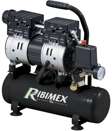 Ribimex - PRCOMP1/06SILR - Compressore silenzioso 1 CV, 6 L