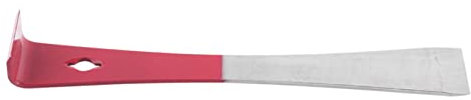 Bienenstockschaber, Robustes, Rotes Stemmwerkzeug aus Edelstahl für Imker, Schabeausrüstung für die Bienenzucht, 25 cm Länge, Rot + Silber