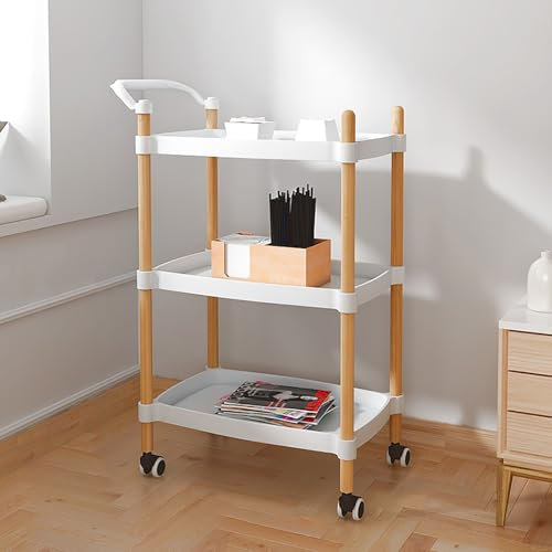 Moderner goldener Getränkewagen mit Glasablagen, rollbarer Barwagen für Zuhause, Küche, Wohnzimmer, stilvoller Barwagen auf Rädern für Unterhaltung und Servieren von Gästen (18)