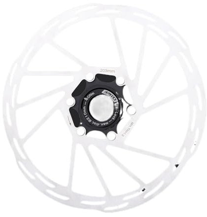 Bremsscheibe Fahrrad Center Lock Bremsscheibe 140mm 160mm 180mm 203mm Rennrad Scheibenbremse Centerlock Rotor mit Schloss Bremsscheiben(203mm 1Pcs)