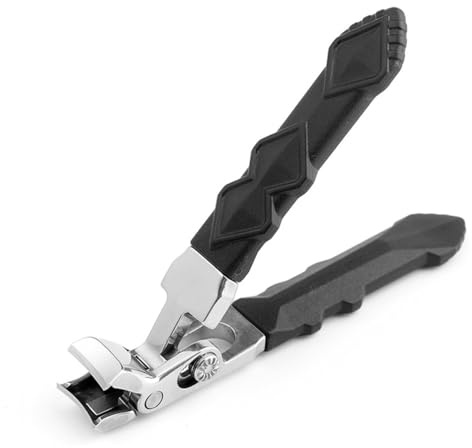 Böjd Nagelsax, Bärbar Tånagelsax, Nagelsax Med Långt Handtag I Rostfritt Stål, Vass Käft, Manikyrtång Med Stort öppningsgrepp, Ergonomisk Nagelsax För Tjocka Naglar