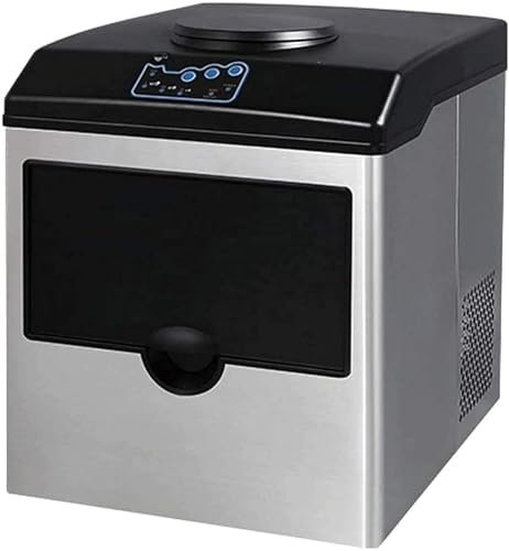 Gelatiera per Ghiaccio, Gelatiera Elettrica, Portatile, Ultra Silenziosa, Gelatiera per casa, Ufficio, Ristorante e Bar