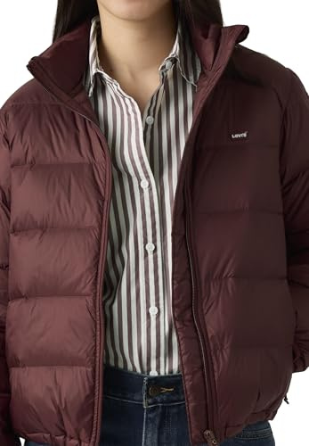 Levi's Polly Packable Dwn Jckt Chocolate Truffl, Truffle Chocolate, M
