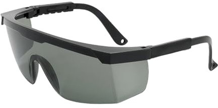 sodeber Gafas ajustables de policarbonato para protección ocular de 148 mm de longitud para protección ocular en tratamientos de depilación
