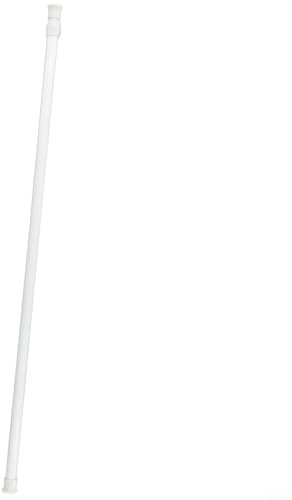 CashMuch Asta per tenda regolabile a molla, in metallo, estensibile, telescopica, per bagno, finestra, cucina, 30-110 cm (60-110 cm)