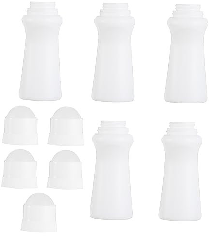 FOMIYES 8pcs Bottle Plastic Essential Oil Roller Bottles Container for Travel Perfume Diy Use