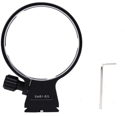 Tripod Collar Mount Ring Lens, Collar Tripod Mount Ring Base Stand Universal Lens Collar Tripod Mount Ring 70mm Quick Release Plate for Camera Lenses