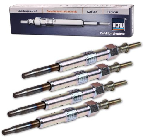 4x Beru Glühkerze | GE133 für A1 A3 A4 A5 A6 Beetle Crafter Golf 5-7 T5 Passat