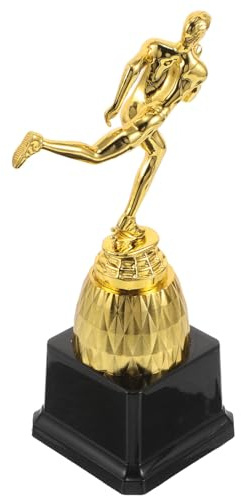 Abaodam Coppa Premio Maratona Oro Grande per Gara di Corsa Premio Celebrazione Competizione Scuola e Asilo Targa Resistente in Plastica per Cerimonie e Festeggiamenti