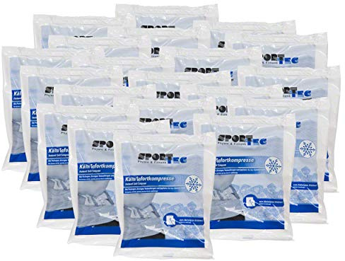 Sport-Tec Kälte Sofortkompresse, Einmal Kühlkompressen, Eiskompresse, 13,5x16 cm, 230 g