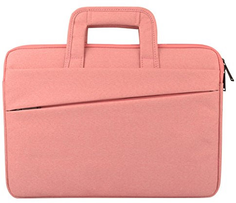 LaoZan Sacoche de Transport en Ordinateur portable Housse pour Tablette PC, Ordinateur Portable,Macbook, Ultrabooks, Anti-Chocs, Multi-fonctionnel 12 Pink