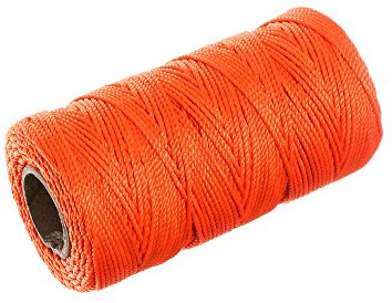 Paracord Planet Braided Nylon Mason Line - Moisture, Oil, Acid, Rot Resistant - Twine String for Marine, Masonry, Crafting, Gardening Uses
