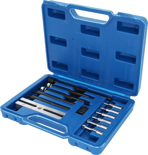 BRILLIANT TOOLS BT631050 Abzieher-Satz für Kugellager, 10-tlg [Powered by KS TOOLS] BT631050 Abzieher-Satz für Kugellager, 10-tlg. Mit Stabilem Blauen Transportkoffer